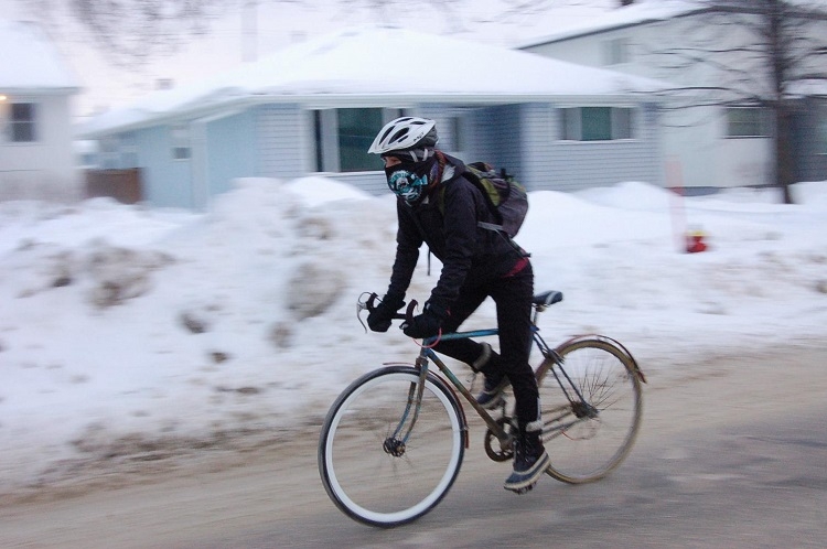 cyklistika v zimě
